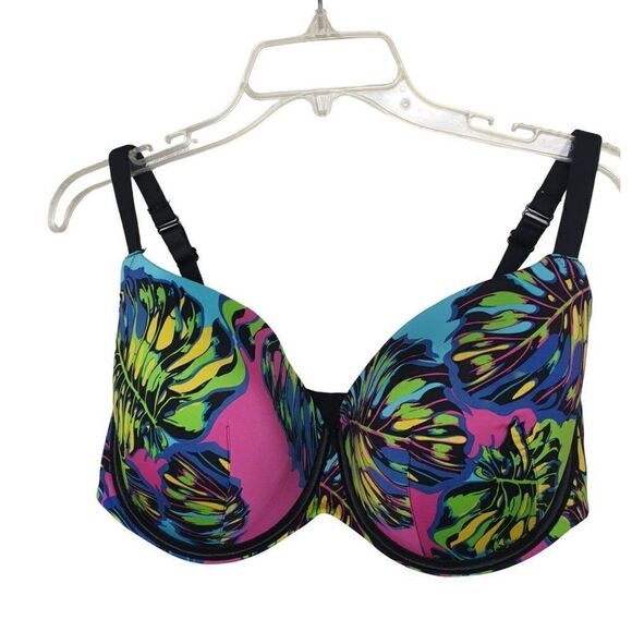 Cacique 42F Bra Light Push Up Underwire Molded Full Coverage Bra 42F NWOT - Picture 5 of 7